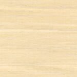 Lichtgeel geweven sisalbehang met een fijne horizontale structuur, type Elitis Sisal Metallique RM 1073 91.