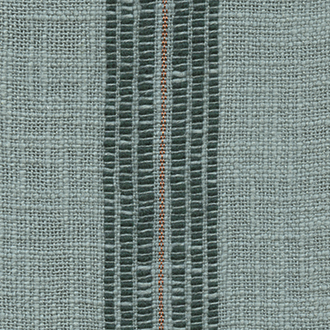 Detail van Elitis-stof Zephyros LI 205 40 met grof geweven textuur en een verticale decoratieve streep.
