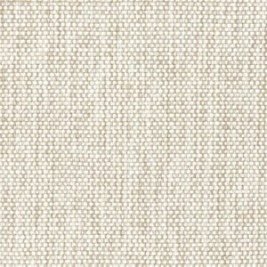 Licht beige geweven Elitis-stof Acosta Formosa OD 139-05 met een grove textuur.