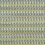 Groen-wit Elitis Acosta Santa Rosa OD 137 62 stofpatroon met horizontale geometrische strepen.