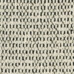 Grof geweven Elitis-stof Alchimia Intreccio LR 341 01 in zwart-wit patroon.