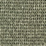 Detail van Elitis-stof Alchimia Intreccio LR 341 61 met grof geweven structuur in groene en beige tinten.