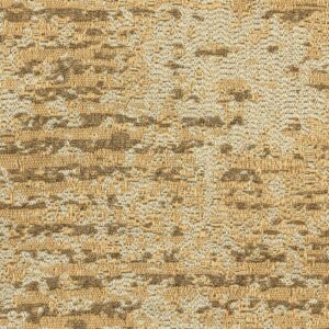 Detailopname van Elitis-stof Craft Chic Antico LR 334 24 met een goud-beige textuur en abstract patroon.