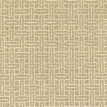 Beige Elitis Ephemere Couture LW 910 02 stof met een fijn geweven geometrisch patroon.