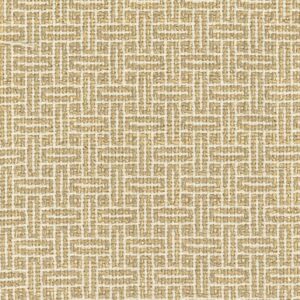 Beige Elitis Ephemere Couture LW 910 02 stof met een fijn geweven geometrisch patroon.