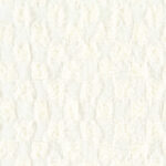 Wit Elitis Ephemere Patchi Li 901-01 textiel met een zachte, licht geruite structuur en pluizige afwerking.