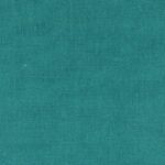 Groenblauwe Elitis-stof Kaila LI 890 45 met een fijne, gelijkmatige weefstructuur.