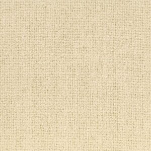 Beige structuurstof Elitis Zelia LW 903 04 met een grove, geweven textuur.