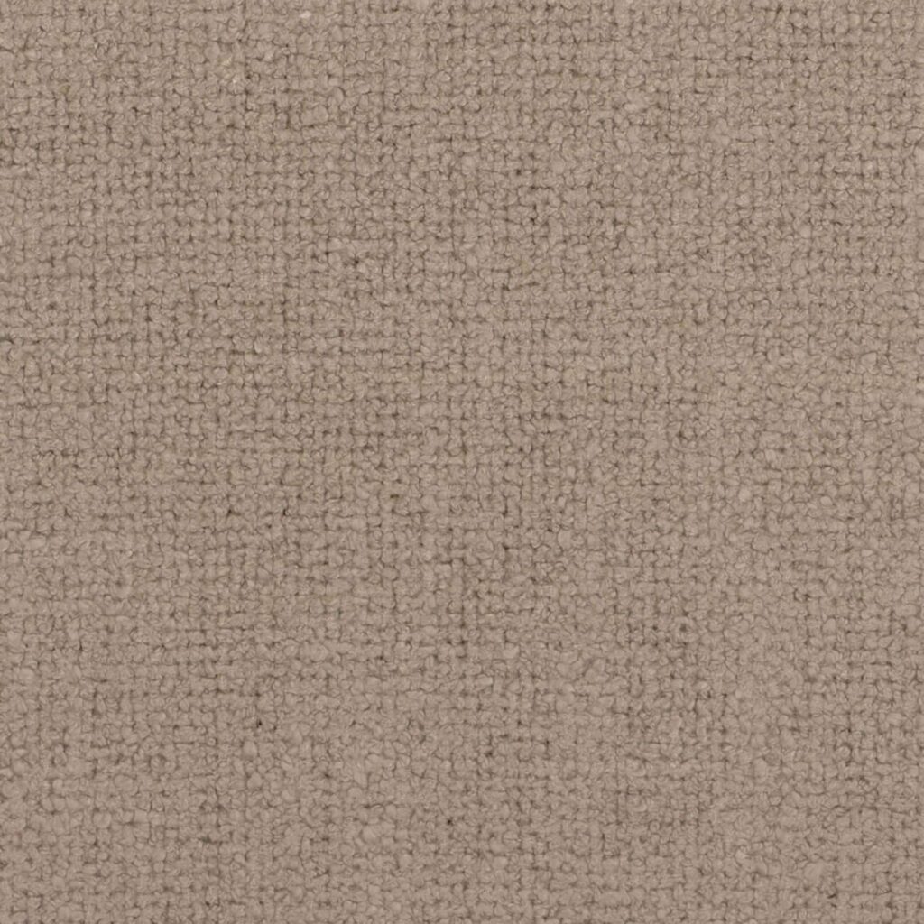 Structuur van beige Elitis-stof Zelia LW 903 06 met een grove geweven textuur.