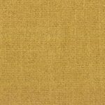 Close-up van de mosterdgele Elitis-stof Zelia LW 903 25 met een grove geweven textuur.