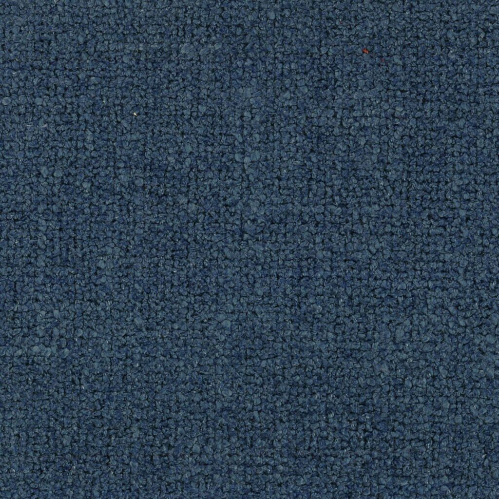 Close-up van Elitis-stof Zelia LW 903 47 in een geweven donkerblauwe textuur.