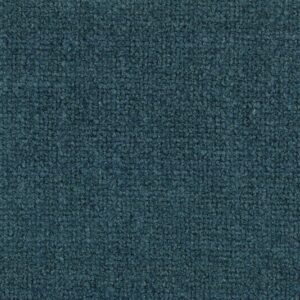 Donkerblauwe Elitis-stof Zelia LW 903 67 met een grove, geweven textuur.