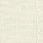 Licht beige Elitis Esprit LI 871-01 stof met subtiele geweven structuur en decoratief randmotief.