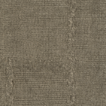 Detailopname van Elitis Esprit LI 871 05 stof met een geweven structuur en subtiel ruitpatroon in taupe kleur.