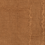 Close-up van de Elitis Esprit LI 871-35 stof in een warme koperbruine tint met subtiel geweven structuur.