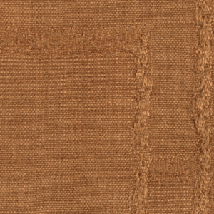 Close-up van de Elitis Esprit LI 871-35 stof in een warme koperbruine tint met subtiel geweven structuur.