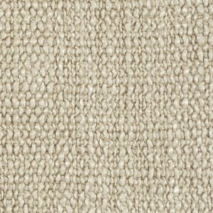 Close-up van de beige Elitis stof Esprit LI 872 03 met een grove, lusvormige textuur.