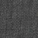 Donkergrijze bouclé Elitis-stof Esprit LI 872 82 met grove textuur van Buningh Wonen.
