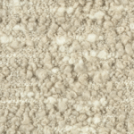 Textuur van Elitis-stof Horizon LI 875 04 in beige wolstructuur van Buningh Wonen.