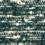 Grof geweven Elitis-stof Horizon LI 876 42 in donkergroen en gebroken wit.