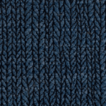 Donkerblauwe Elitis-stof Horizon LI 877 40 met een gestructureerd visgraatpatroon.