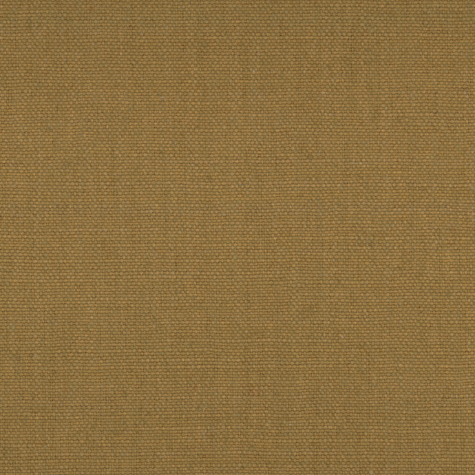 Mosterdkleurige linnenstof uit de Elitis City-collectie, type LI-718-15.