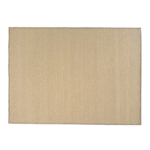 Beige Elitis Tenere vloerkleed met een subtiele structuur in een rechthoekige vorm.