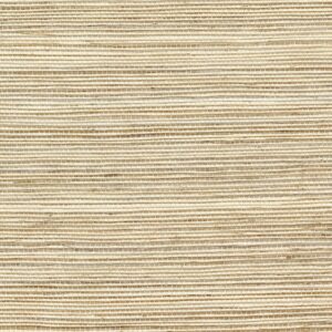 Beige geweven structuur van Elitis Tribus Favoris RM 1070 02 behang met een natuurlijke textieluitstraling.