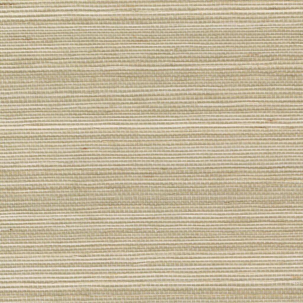 Beige geweven textuur van Elitis Tribus Favoris RM 1070 03 wandbekleding.