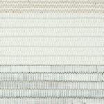 Structuur van geweven Eltis Silver La Lumière behang met glanzende witte en zilveren tinten.