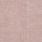 Detail van de roze linnenstof Insero Uno 46562 met zichtbare weefstructuur.