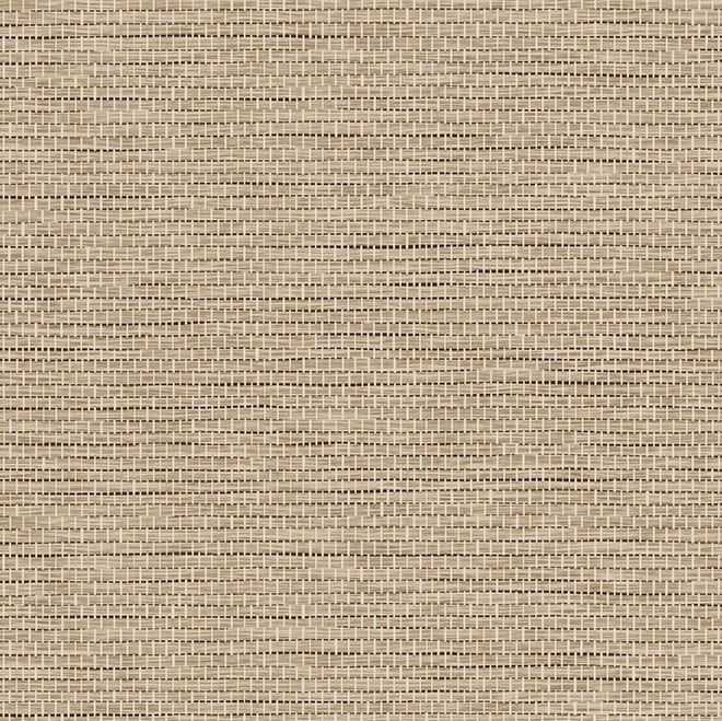Beige geweven behang met een natuurlijke textuur uit de Le Papier Tissé 60505A collectie van Arte.