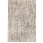 Beige Limited Edition vloerkleed Cosmic Vista in de kleur White Pepper met subtiel reliëfpatroon.