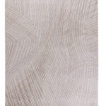 Rechthoekig vloerkleed uit de Limited Edition Spiro-serie in de kleur Vanilla Fog met abstract lijnpatroon.