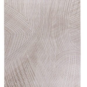 Rechthoekig vloerkleed uit de Limited Edition Spiro-serie in de kleur Vanilla Fog met abstract lijnpatroon.