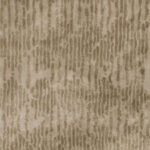 Beige limited-edition vloerkleed Cosmic Vista Iced Coffee met abstract lineair patroon.