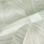 Lichtgroen geometrisch patroon op textuurpapier uit de Marqueterie Puzzle 7-5UT4-2 collectie.