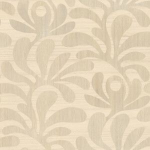 Licht houtfineer met een abstract bladmotief uit de Moooi Woodblock Beetle Fern-collectie in de kleur Birch.