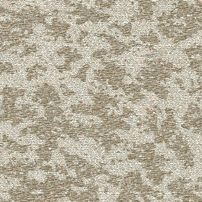 Behang met een subtiele zand- en crèmegekleurde luipaardstructuur uit de Moooi Bearded Leopard-collectie in de tint Birch White.