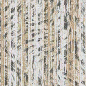 Behangpatroon Moooi Blushing Sloth MO2041 Smoke met een abstracte, verticale streepvorm en subtiel dierlijk motief in beige en grijstinten.