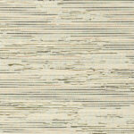 Behang met een horizontaal gestreept patroon in natuurlijke tinten uit de Moooi Tokyo Blue Tie Tami collectie.