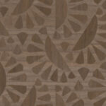 Houten wandbekleding met een geometrisch patroon uit de Woodblock Beetle Flora collectie van Moooi.