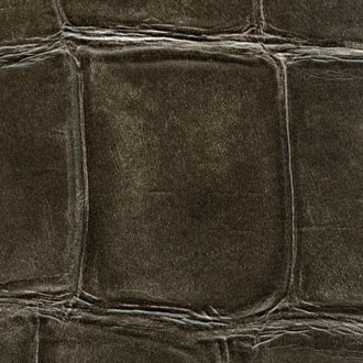 Donkerbruine bekleding met een krokodillenleerstructuur, type VP-423-31.