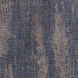 Detailopname van tapijttegel VP-723-08 met een geweven structuur in blauwe en beige tinten.