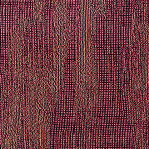 Textuurpatroon van de stoffering VP-723-10 in rood- en bruintinten met een geweven structuur.