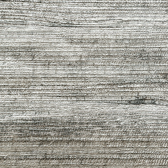 Grijze houtstructuurtextuur van het materiaal VP-726-01 met een verweerde, horizontale nerftekening.
