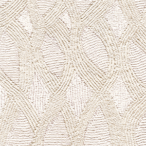 Beige textielpatroon VP-912-01 met een geweven, golvend lijnenmotief.