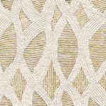 Textuurpatroon VP-912-05 met een organisch, golvend lijnenspel in beige en wit.