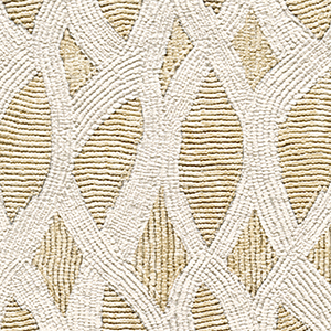 Textuurpatroon VP-912-05 met een organisch, golvend lijnenspel in beige en wit.