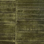 Detailopname van het groengestikte textieloppervlak van kunstwerk VP_424_22.